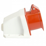 Розетка переносная разборная 3P+P с крышкой Stekker ST 49435 цвет Красный-2