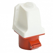 Розетка переносная разборная 3P+P с крышкой Stekker ST 49435 цвет Красный-3