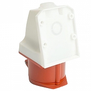 Розетка переносная разборная 3P+P с крышкой Stekker ST 49435 цвет Красный-4