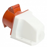 Розетка переносная разборная 3P+P с крышкой Stekker ST 49435 цвет Красный-5