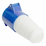 Розетка переносная разборная 2P+PE с крышкой Stekker ST 49439 цвет Синий-3