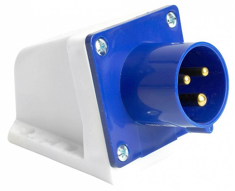 Вилка угловая 2P+PE Stekker ST 49444 