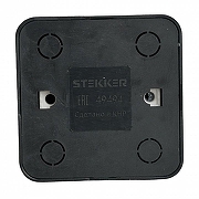 Розетка с заземлением Stekker София 49494 цвет Черный-3