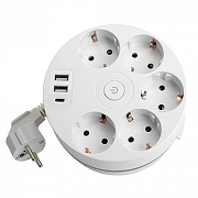 Сетевой фильтр Stekker Comfort 49591 цвет Белый-4