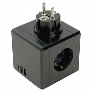 Разветвитель Stekker ADP 49658 цвет Черный-2