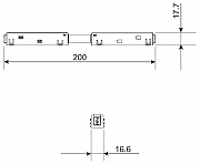 Соединитель гибкий для треков Elektrostandard Slim Magnetic a057211 цвет арматуры Черный-3