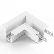 Соединитель угловой L-образный для треков встраиваемых Elektrostandard Slim Magnetic a061239 цвет арматуры Белый