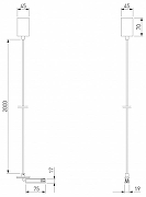 Подвес для трека Elektrostandard Line Magnetic a069703 цвет арматуры Латунь-3