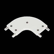 Соединитель угловой L-образный для треков накладных Aployt Magnetic track 48 APL.0181.10.01 цвет арматуры Белый-2