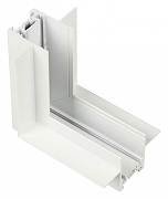 Соединитель угловой внутренний для треков встраиваемых Aployt Magnetic track 48 APL.0182.10.03 цвет арматуры Белый