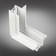 Соединитель угловой внутренний для треков встраиваемых Aployt Magnetic track 48 APL.0182.10.03 цвет арматуры Белый-1