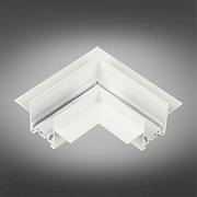 Соединитель угловой L-образный для треков встраиваемых Aployt Magnetic track 48 APL.0182.10.04 цвет арматуры Белый-1