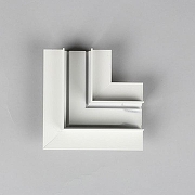 Соединитель угловой L-образный для треков встраиваемых Aployt Magnetic track 48 APL.0182.10.04 цвет арматуры Белый-4