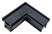 Соединитель угловой L-образный для треков встраиваемых Aployt Magnetic track 48 APL.0185.00.02 цвет арматуры Черный