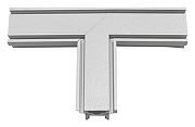 Соединитель T-образный для треков встраиваемых Aployt Magnetic track 48 APL.0185.10.04 цвет арматуры Серебро