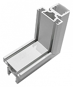 Соединитель угловой внутренний для треков встраиваемых Aployt Magnetic track 48 APL.0185.10.03 цвет арматуры Белый