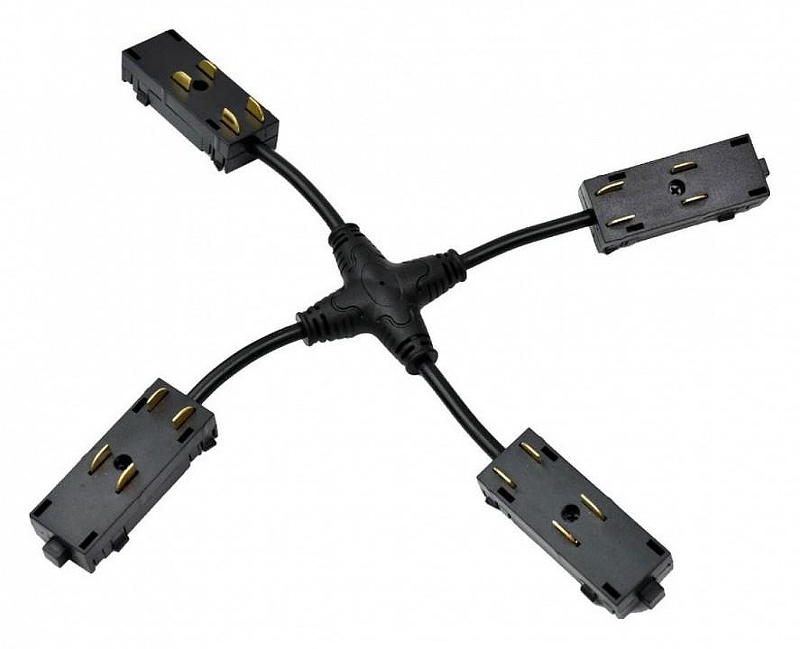 Соединитель X-образный для треков накладных Aployt Magnetic track 220 APL.0280.00.05 