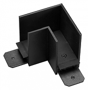 Соединитель угловой L-образный для треков накладных Aployt Magnetic track 220 APL.0282.00.01 цвет арматуры Черный