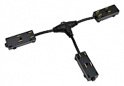 Соединитель T-образный для треков накладных Aployt Magnetic track 220 APL.0280.00.04 цвет арматуры Черный
