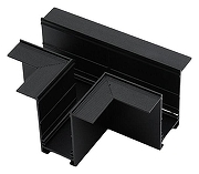 Соединитель T-образный для треков встраиваемых Aployt Magnetic track 220 APL.0283.00.03 цвет арматуры Черный