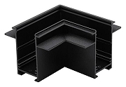 Соединитель угловой L-образный для треков встраиваемых Aployt Magnetic track 220 APL.0285.00.01 цвет арматуры Черный