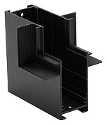 Соединитель угловой внутренний для треков встраиваемых Aployt Magnetic track 220 APL.0285.00.02 цвет арматуры Черный
