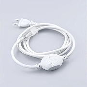 Провод электрический с выключателем Eleganz EL-SN цвет Белый