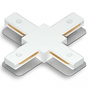 Соединитель X-образный для треков Ambrella Light TRACK SYSTEM GL7171 цвет арматуры Белый