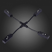 Соединитель X-образный для треков ST-Luce ST006 ST006.469.00 цвет арматуры Черный-2