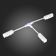 Соединитель T-образный для треков ST-Luce ST006 ST006.559.00 цвет арматуры Белый-2