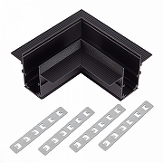 Соединитель угловой L-образный для треков встраиваемых ST-Luce SKYLINE 48 ST007.429.12 цвет арматуры Черный-3