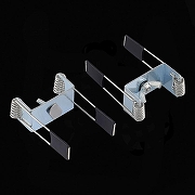 Набор скоб для встраивания профиля ST-Luce Светодиодные ленты ST017.029.05 цвет серебро-2