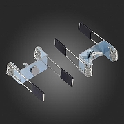 Набор скоб для встраивания профиля ST-Luce Светодиодные ленты ST017.029.05 цвет серебро-4