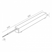 Блок питания ST-Luce Skyflat ST063.448.100 цвет арматуры Черный-1