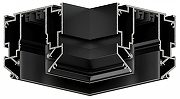Соединитель угловой L-образный для треков встраиваемых Denkirs SMART ONE TR2026-BK цвет арматуры Черный
