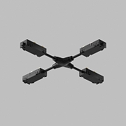 Токопровод X-образный центральный Denkirs SMART UNI TR2116-BK цвет арматуры Черный-2