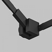 Крепление для трека Denkirs AIR BASE TR5213-BK цвет арматуры Черный-1