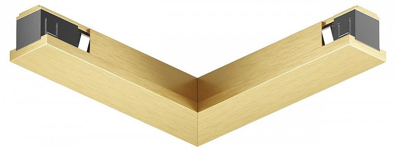 Соединитель угловой L-образный для треков встраиваемых Denkirs SHINE BASE TR5723-SB 