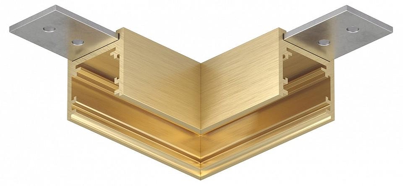 Соединитель угловой L-образный для треков встраиваемых Denkirs SHINE BASE TR5731-SB 