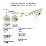 Декоративная вставка Denkirs SHINE BASE TR5736-SB цвет арматуры Латунь-7