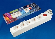 Удлинитель с выключателем Uniel S-Gsu5 UL-00001741 цвет Белый-1