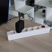 Удлинитель с выключателем Uniel S-Gsu5 UL-00001741 цвет Белый-6