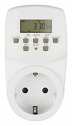 Розетка с таймером Uniel UST-E20 UL-00003766 цвет Белый