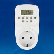 Розетка с таймером Uniel UST-E20 UL-00003766 цвет Белый-1