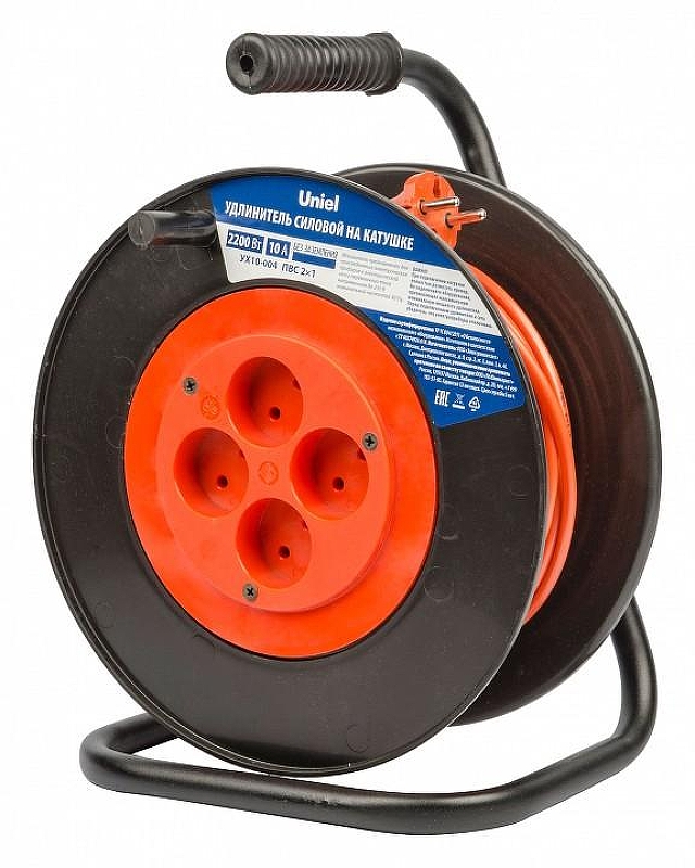 Удлинитель Uniel ORANGE/BLACK UL-00009856 