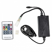 Контроллер-регулятор цвета RGB с пультом ДУ Uniel ULC-N22-RGB UL-00010579 цвет Белый, Черный-1