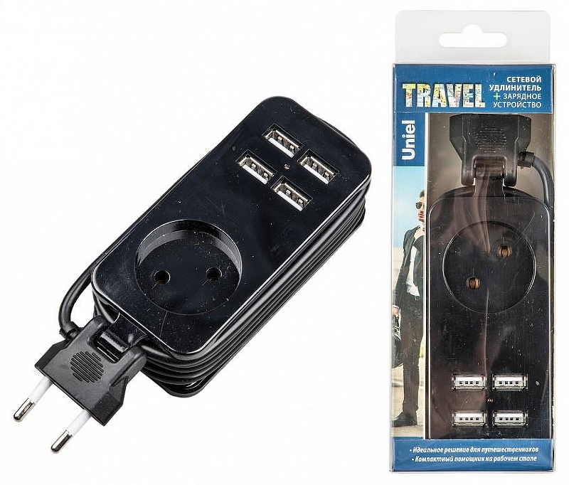 Удлинитель Uniel Travel UL-00011133 