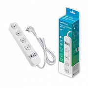 Удлинитель с выключателем Uniel UL-00011386 цвет Белый-3