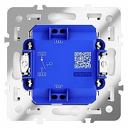 Выключатель одноклавишный без рамки Voltum S70 VLS010101 цвет Белый-3