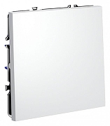 Выключатель одноклавишный без рамки Voltum S70 VLS010102 цвет Белый